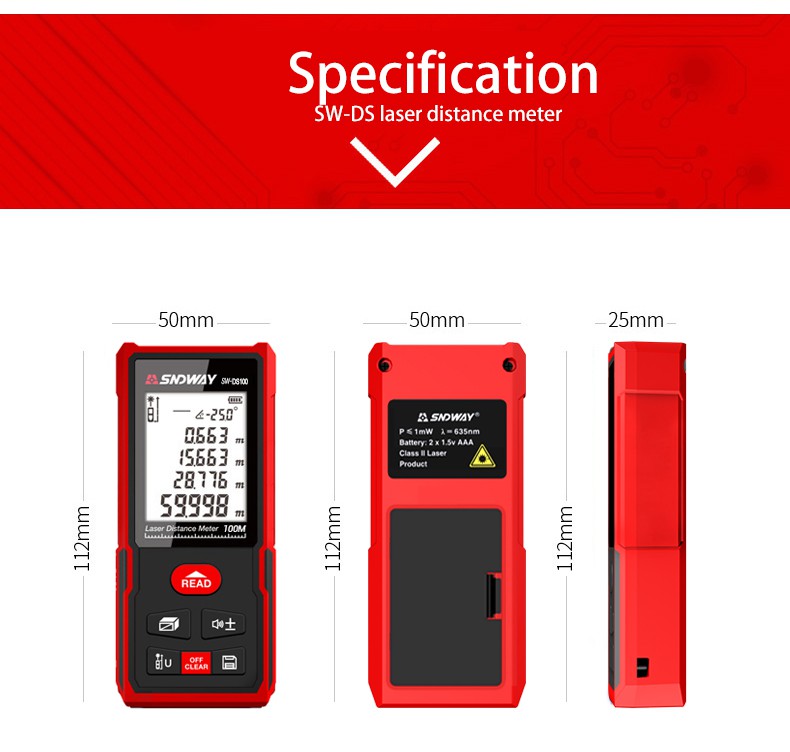 4. Laser tape measure
