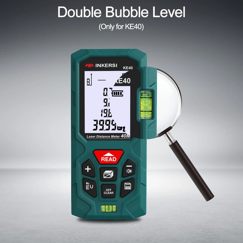 GVDA New Arrive Laser Rangefinder Digital Tape Measure 40/60/80/100/120m Laze...