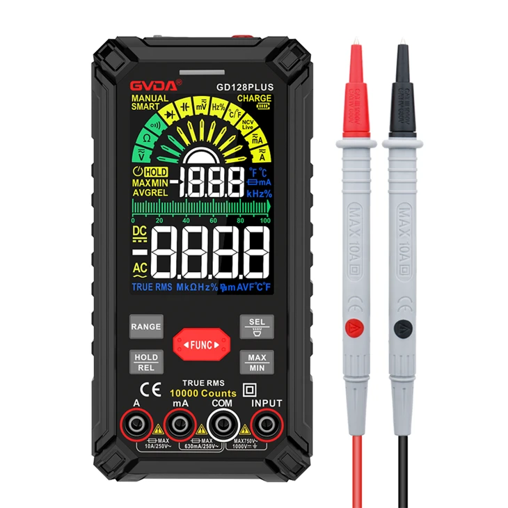 Επαναφορτιζόμενο ψηφιακό πολύμετρο Smart True RMS 10000 Counts